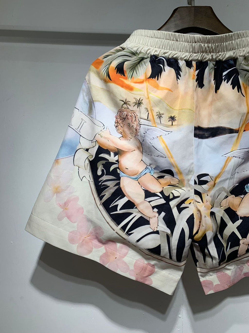 Amiri Men's Cherub Silk Shorts AMIRI