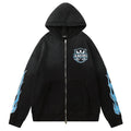 AMIRI MA flames zip hoodie