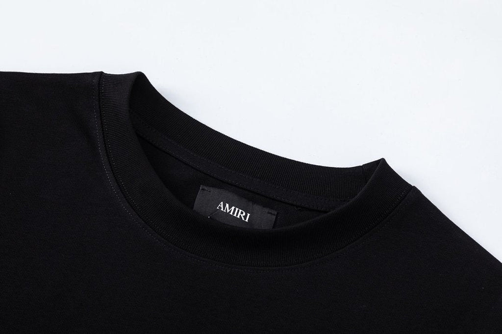 AMIRI crystal-embellished logo-print T-shirt