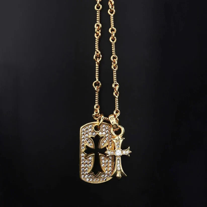 Chrome Hearts XS FILIGREE CROSS PENDANT WITH BAIL CH-Chrome Hearts